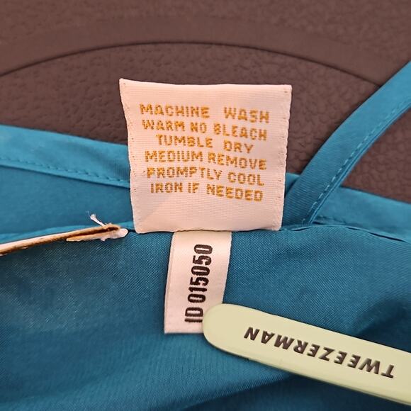 Victoria Secret Vintage Gold Label Teal Satin Lace Intimates | Womens Medium - Picture 15 of 15